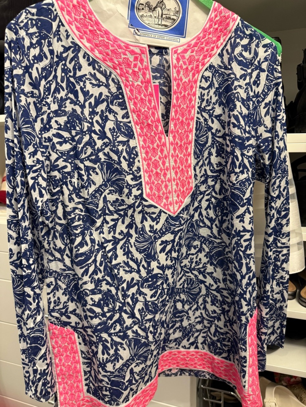 NWT Lilly Pulitzer Ocean Cove Tunic Top / Cover Up Shirt Size S